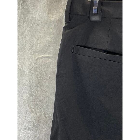 PERRY ELLIS PORTFOLIO Men's Black Solid Regular-Fit Stretch Tech Short SZ 36 - Picture 4 of 10